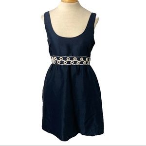 Vineyard Vines Navy Silk Dress